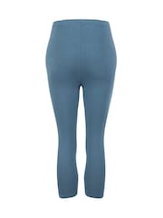 Weird Fish Blue Blondie Cropped Leggings - Image 6 of 6