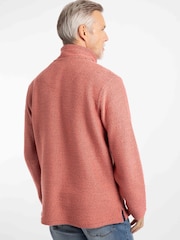 Weird Fish Red Cruiser Quarter Zip Macaroni Sweater - Image 2 of 8