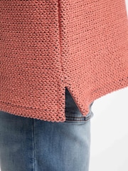 Weird Fish Red Cruiser Quarter Zip Macaroni Sweater - Image 5 of 8