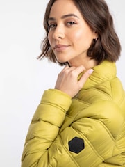 أصفر مسطردة - Weird Fish Travellia Lightweight Showerproof Padded Jacket - Image 5 of 9