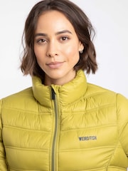 أصفر مسطردة - Weird Fish Travellia Lightweight Showerproof Padded Jacket - Image 6 of 9
