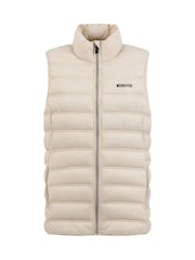 Weird Fish Cream Atissa Lightweight Padded Gilet - Image 6 of 7