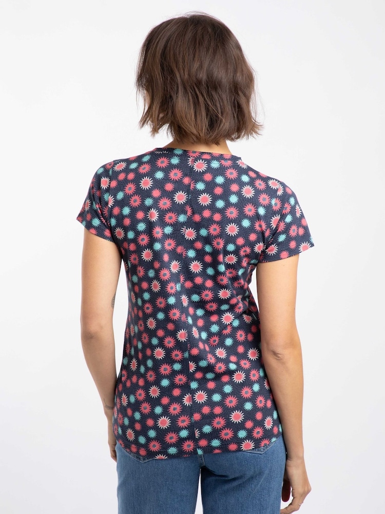 Weird Fish Pink Merica Printed Jersey T-Shirt - Image 2 of 8