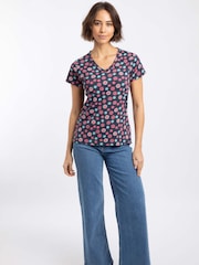 Weird Fish Pink Merica Printed Jersey T-Shirt - Image 3 of 8