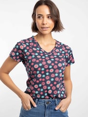 Weird Fish Pink Merica Printed Jersey T-Shirt - Image 6 of 8