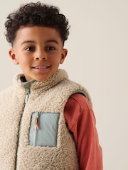 Angel & Rocket Green Ryder Reversible Gilet - Image 6 of 9