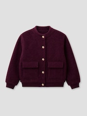 Angel & Rocket Red Brodie Boucle Jacket - Image 4 of 5