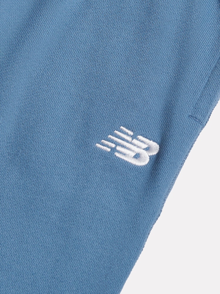 New Balance Blue Small Logo French Terry Joggers - Image 3 of 3