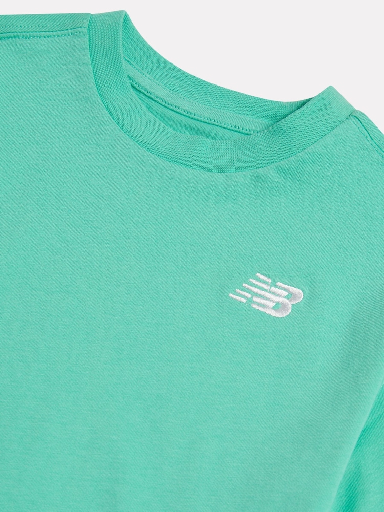New Balance Green Small Logo Jersey T-Shirt - Image 3 of 3