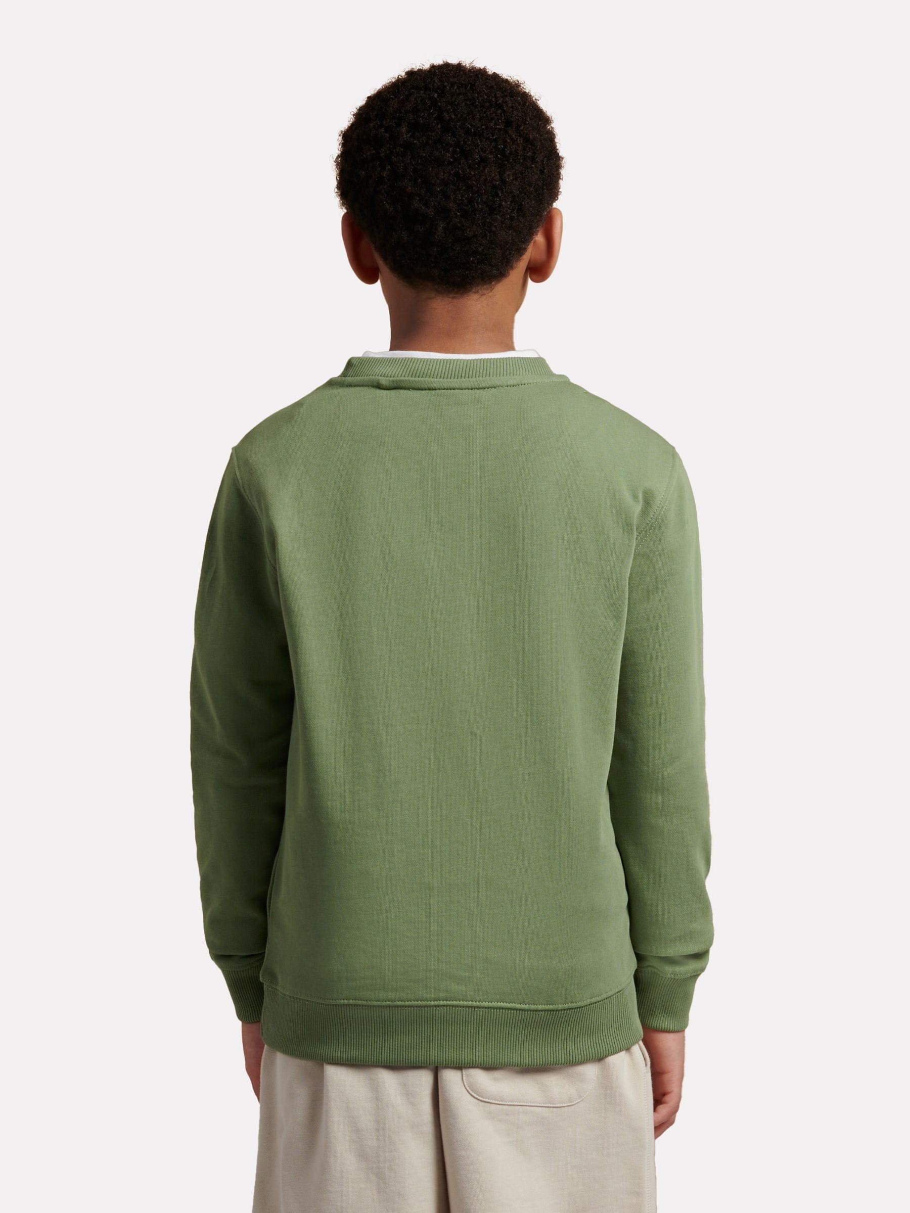 Buy New Balance Green FT Stacked Logo Crew Sweatshirt from Next USA