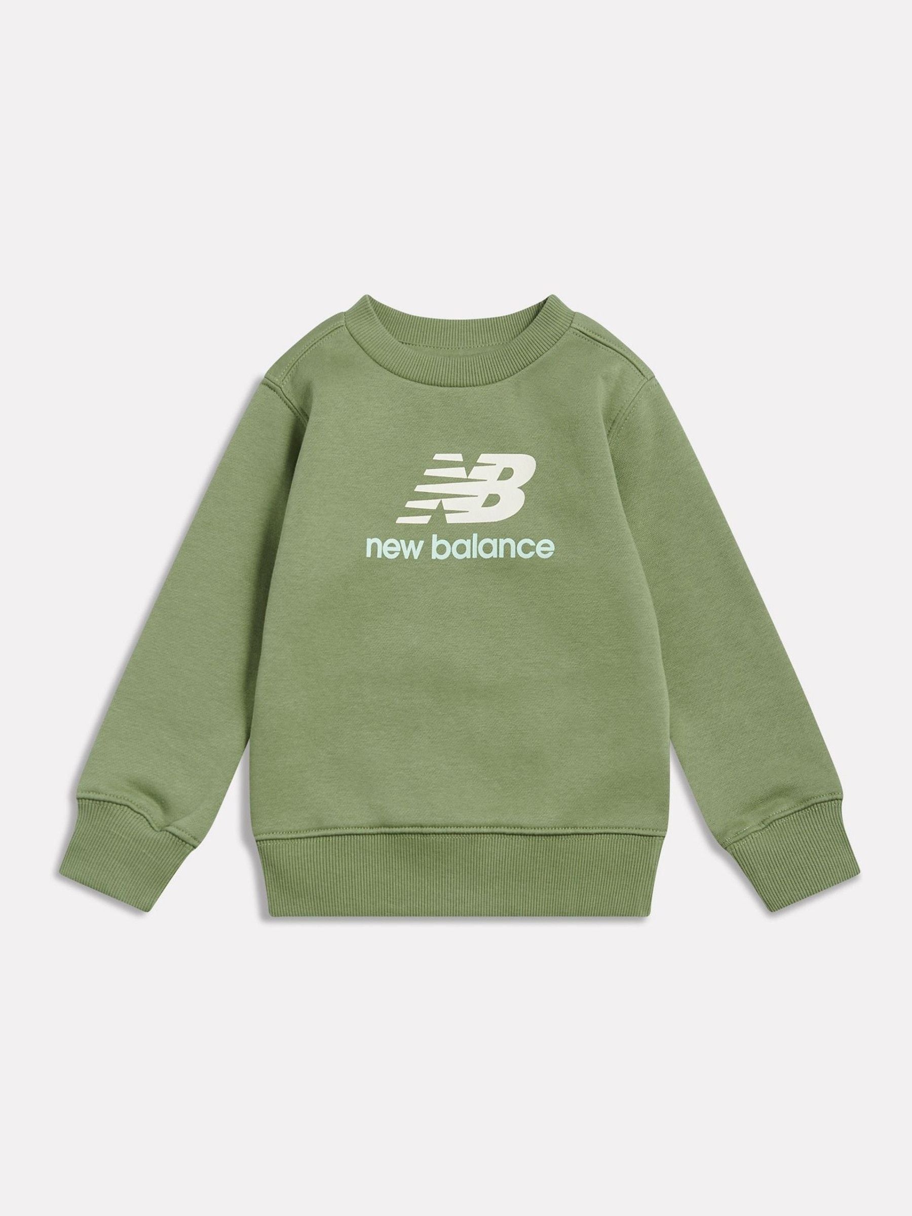 Next：日本 グリーン - New Balance スタックロゴ ブラッシュバック