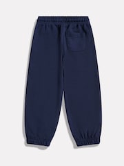 New Balance NB Navy Small Logo French Terry Joggers - Image 2 of 3