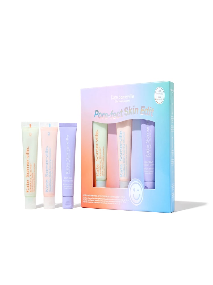 Kate Somerville Pore-fect Skin Edit Travel Kit : ExfoliKate, EradiKate, & Goat Milk Cleanser Gift Set - Image 1 of 3