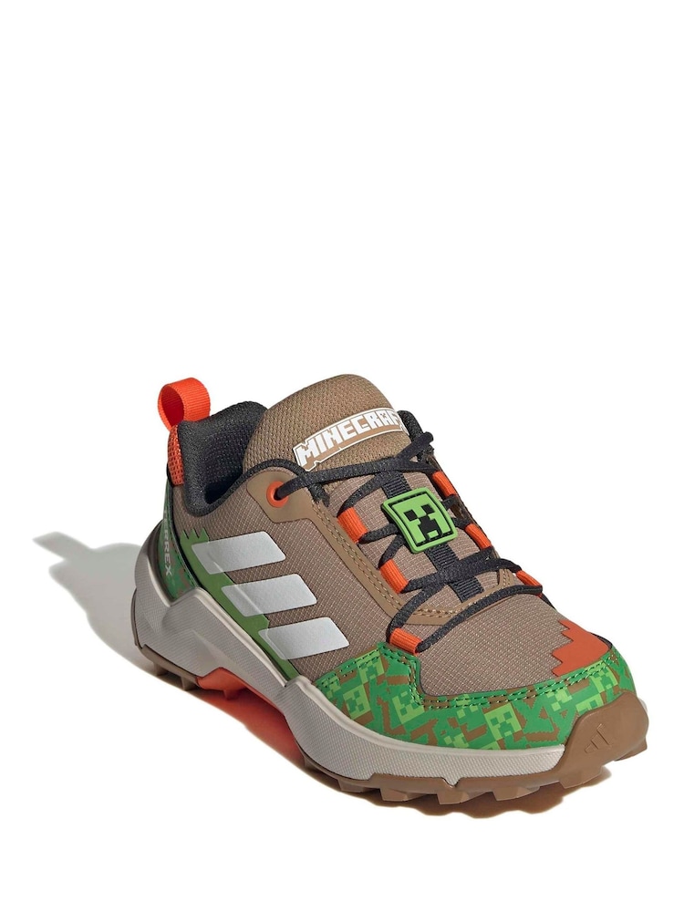 adidas Terrex Brown Minecraft Terrex AX4R Hiking Shoes - Image 1 of 10 adidas Terrex Brown Minecraft Terrex AX4R Hiking Shoes - Image 1 of 10
