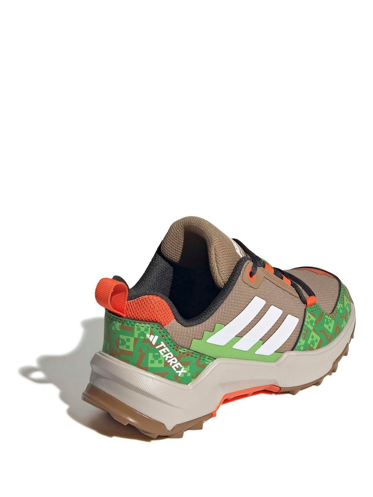 adidas Terrex Brown Minecraft Terrex AX4R Hiking Shoes - Image 2 of 10 adidas Terrex Brown Minecraft Terrex AX4R Hiking Shoes - Image 2 of 10