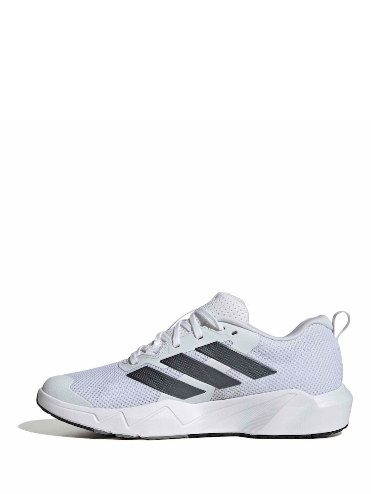 adidas White Rapidmove Go Trainers - Image 2 of 9
