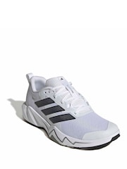 adidas White Rapidmove Go Trainers - Image 3 of 9