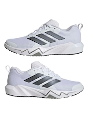 adidas White Rapidmove Go Trainers - Image 5 of 9