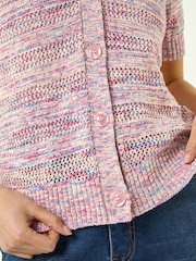 ピンク - Roman Petite Space Dye Knit Cardigan - 画像 5 / 5