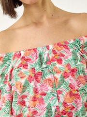 Haut Roman imprimé dévoré - Image 5 de 5