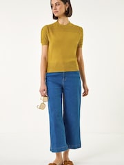 Roman — Pointelle-Strick-T-Shirt - Bild 2 von 5