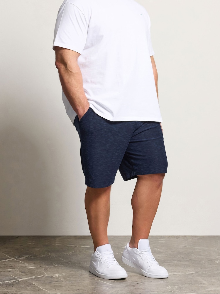 BadRhino Big & Tall Blue Slub Shorts - Image 1 of 6