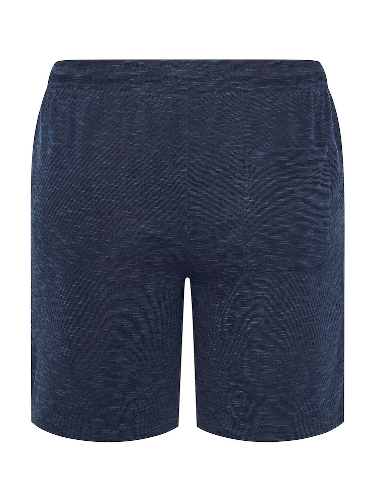 BadRhino Big & Tall Blue Slub Shorts - Image 6 of 6