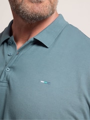 BadRhino Big & Tall Blue Polo Shirt - Image 4 of 6