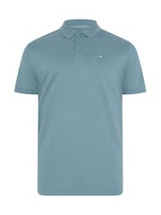 BadRhino Big & Tall Blue Polo Shirt - Image 5 of 6