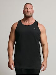 BadRhino Big & Tall Black Longline Vests 5 Pack - Image 2 of 6