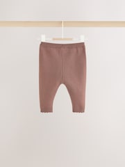Chocolate Brown Fairisle Knitted Jumper and Legging Baby Set 2 Piece (0mths-2yrs) - Image 10 of 12