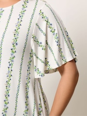 Yours Curve White Swing Jersey Tunic Top - Image 4 of 5