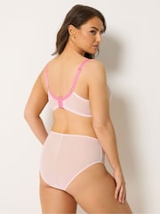 Yours Curve Pink Underwired Non-Padded Bra - Image 3 of 6