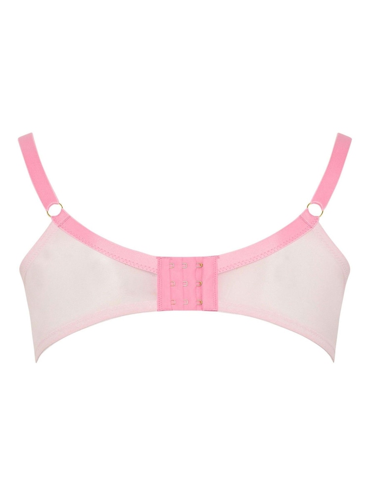 Yours Curve Pink Underwired Non-Padded Bra - Image 6 of 6