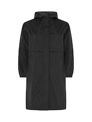 Yours Curve Black Waterproof Longline Jacket - Image 5 of 5