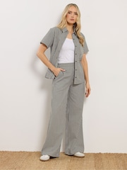 Long Tall Sally Green Stripe Wide Leg Trousers - Image 1 of 5