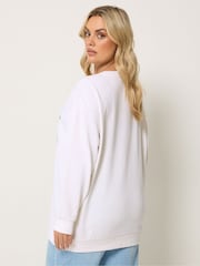 Yours Curve Sun And Moon Sweat Top - 圖片 3/5