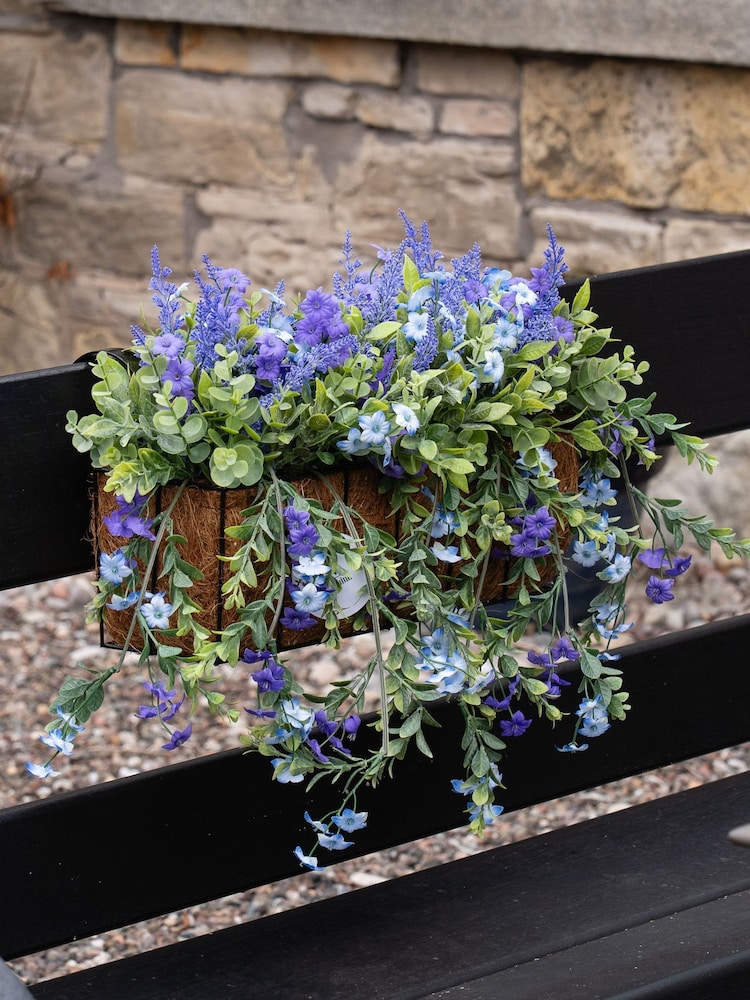 Scottish Everlastings Ltd Multi Mixed Trailing Outdoor Artificial Window Hanging Trough - Image 1 of 4
