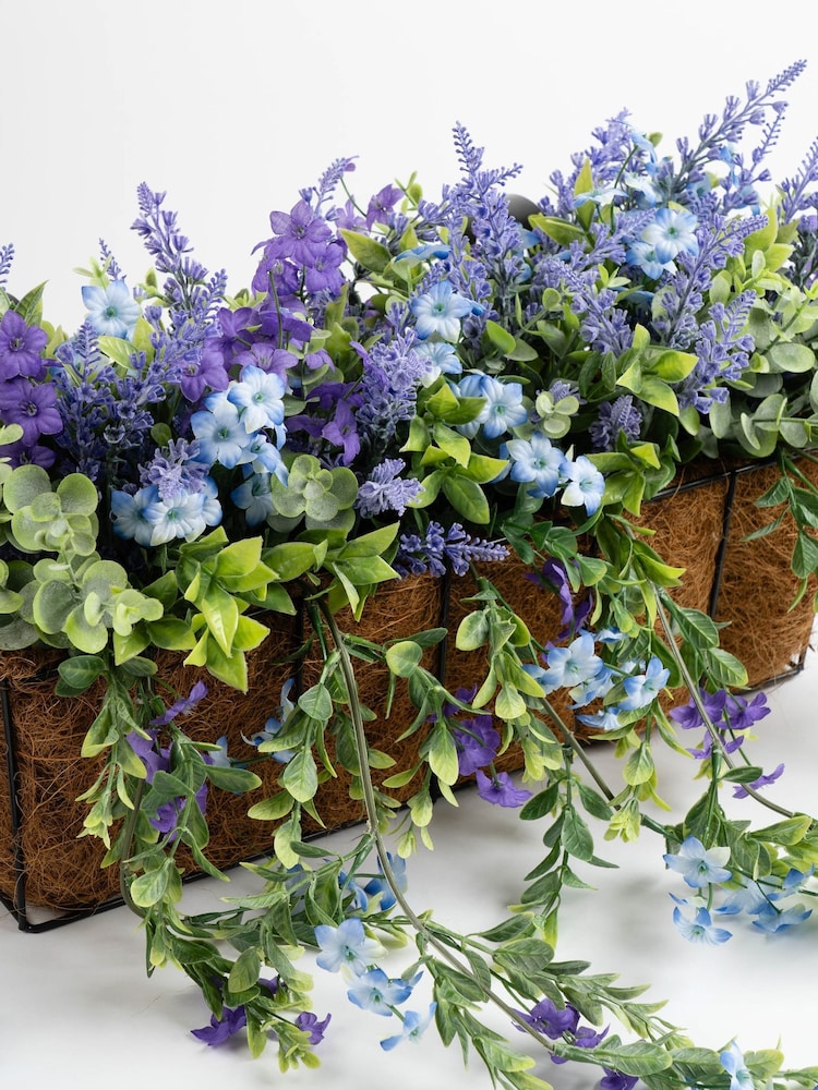 Scottish Everlastings Ltd Multi Mixed Trailing Outdoor Artificial Window Hanging Trough - Image 2 of 4