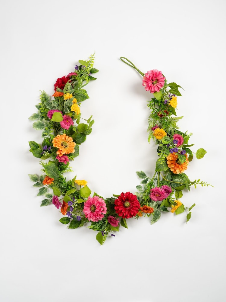 Scottish Everlastings Ltd Multi Floral Garland - Image 3 of 3 Scottish Everlastings Ltd Multi Floral Garland - Image 3 of 3