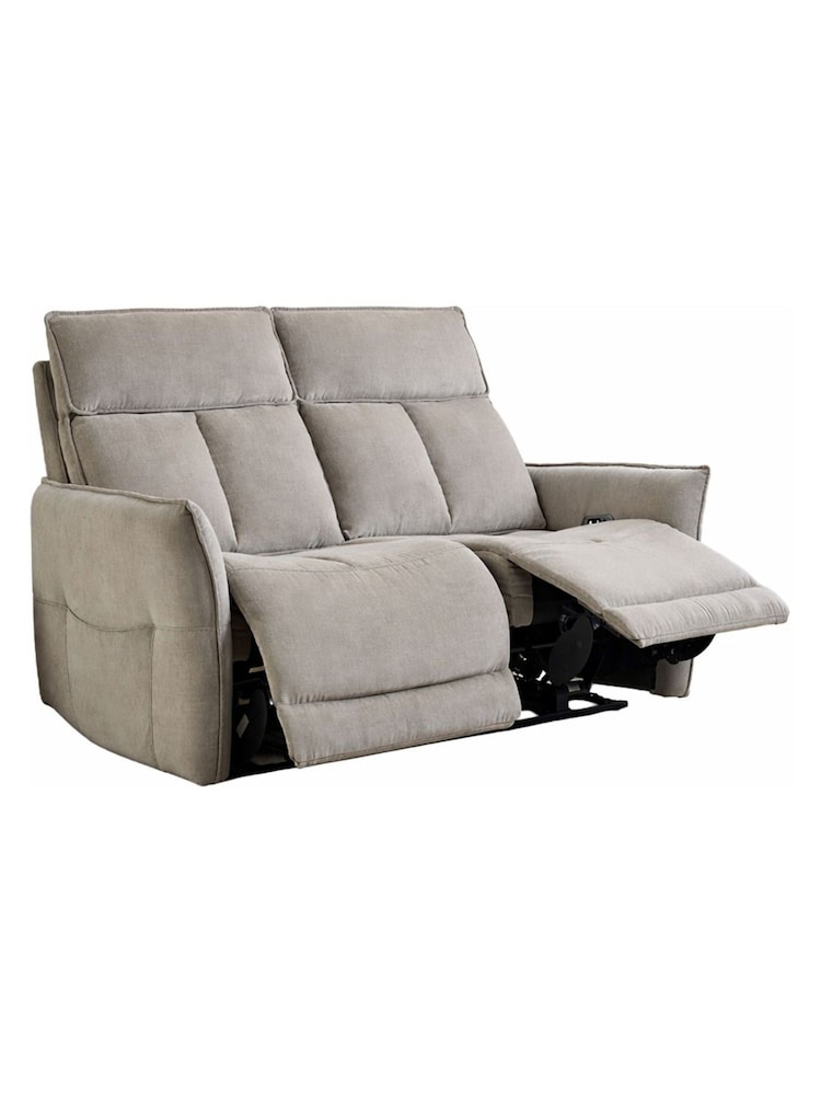 Aspire Furniture Acier Natural Ashford 2 Seater Power Recliner Sofa - Image 2 of 6