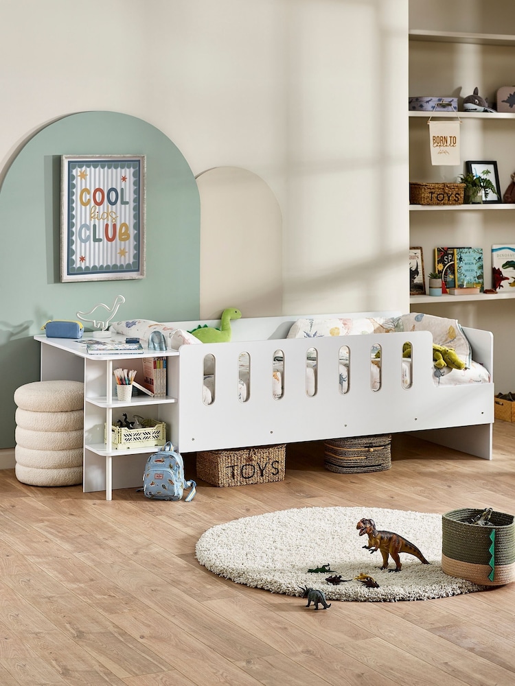 Julian Bowen White Vision Low Kids Sleeper Bed - Image 1 of 10 Julian Bowen White Vision Low Kids Sleeper Bed - Image 1 of 10