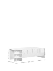 Julian Bowen White Vision Low Kids Sleeper Bed - Image 10 of 10