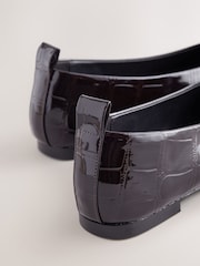 Chocolate Brown Forever Comfort® Almond Toe Ballet Flats - Image 5 of 5