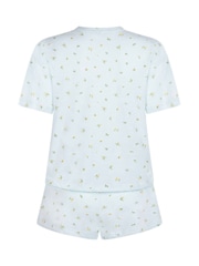 Hunkemoller Blue Cotton Pyjamas Set - Image 2 of 2