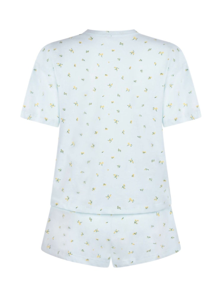 Hunkemoller Blue Cotton Pyjamas Set - Image 2 of 2