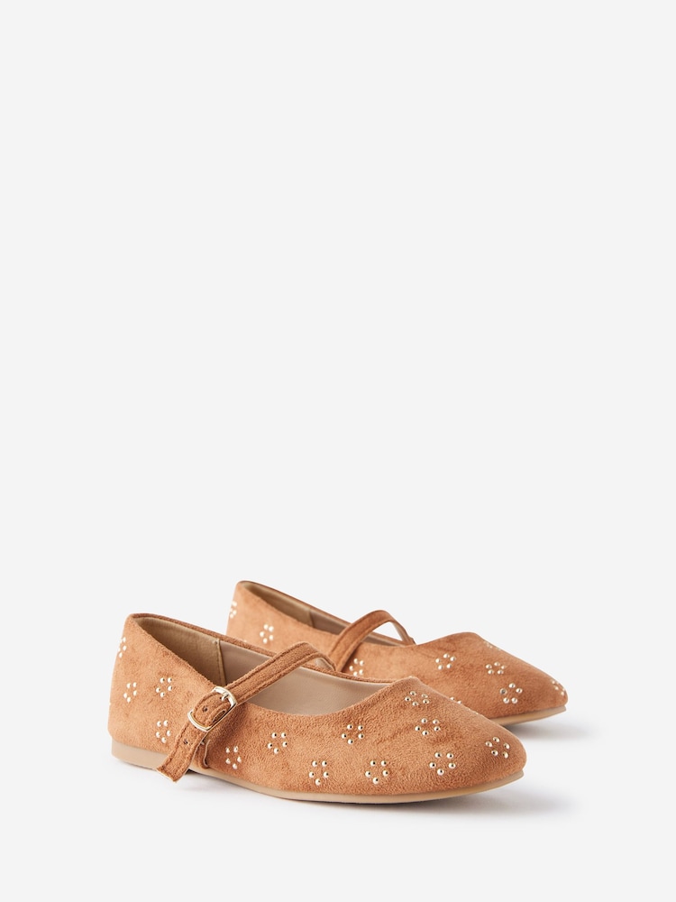 Cotton On Brown Olivia Ballet Flats - Image 2 of 4 Cotton On Brown Olivia Ballet Flats - Image 2 of 4