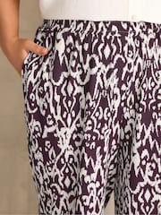 Evans Red Elasticated Waist Trousers - Image 5 of 6