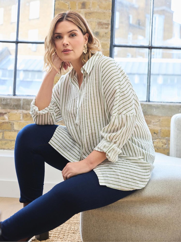 Evans White Stripe Shirt - Image 1 of 5