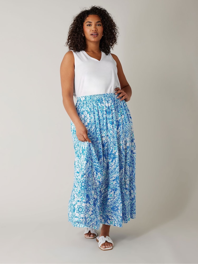 أبيض - Evans Modal Rich Vest Top - Image 2 of 5